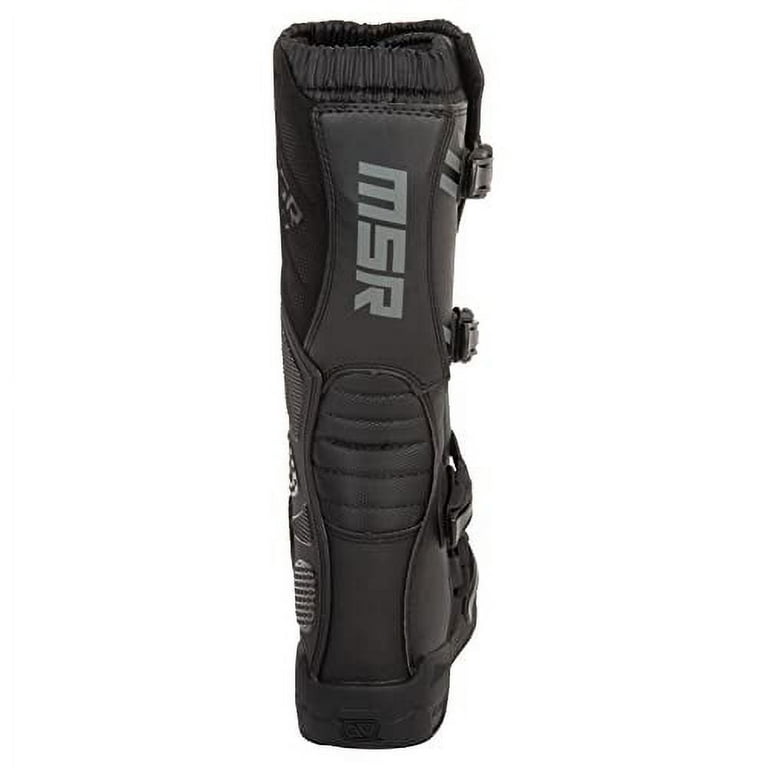 MSR M3X Motocross Boot (10, Black) - Walmart.com