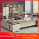 thumbnail image 2 of Meeting Desktops Office Desks Writing Lap Workstation Mainstays Wooden Storage Office Desks Standing Mesa Furniture Office My Lux Decor Round, 2 of 7