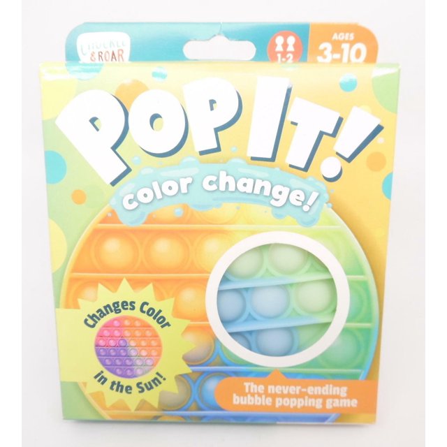 Chuckle & Roar Pop It Color Change Bubble Popping Sensory Fidget Toy