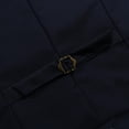 thumbnail image 7 of Boys Vest Sleeveless Button Down Dark Blue Suit Vest Boys School Uniform Shirts Kid Boys Formal Suit Vest Boys Suit Size 7-8 Years, 7 of 7