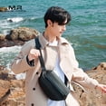 thumbnail image 2 of MARK RYDEN Mark Ryden Stylish Magnetic Buckle Chest Bag for Men - Waterproof Oxford Fabric, Multi-Layer Design, Elegant Black, Fits 11-Inch Devices, 2 of 7