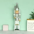 thumbnail image 6 of 16 Inch Wooden Nutcracker Soldier King Figures Christmas Decor for Indoor Tabletop Desktop Holiday Farmhouse Ornaments, 6 of 14