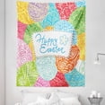thumbnail image 1 of Easter Tapestry, Hand Drawn Eggs with Ornamental Motifs Colorful Spring Season Holiday Design, Fabric Wall Hanging Decor for Bedroom Living Room Dorm, 5 Sizes, Multicolor, by Ambesonne, 1 of 1