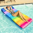 thumbnail image 2 of Flotador de piscina FinduWill de gran tamaño para adultos con reposacabezas de 72 x 37 pulgadas, 2 of 8