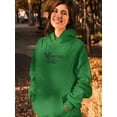 thumbnail image 2 of Halloween Squad Phrase Hoodie Women -Image by Shutterstock, Female Medium, 2 of 4