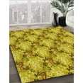 thumbnail image 2 of Ahgly Company Indoor Square Patterned Rubber Ducky Yellow Area Rugs, 3' Square, 2 of 6