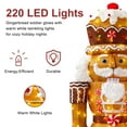 thumbnail image 5 of 6' Gingerbread Outdoor Christmas Soldier with 216 Warm White LED Lights, 5 of 6