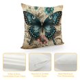 thumbnail image 4 of Gotuvs Spring Summer Pillow Covers Farmhouse Throw Pillow Covers Flower Butterfly Decorative Pillowcases for Sofa Couch Living Room Outdoor, 4 of 5