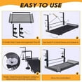 thumbnail image 5 of Under Desk Cable Management Tray No Drill Desk Cable Organizers Wire Management Tray Cable Management Rack Storage Shelf, 5 of 9
