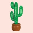 thumbnail image 2 of Inflatable Cactus Props Jumbo Beach Backdrop Party Favors Decoration for Hawaiian Luau Party, 2 of 7