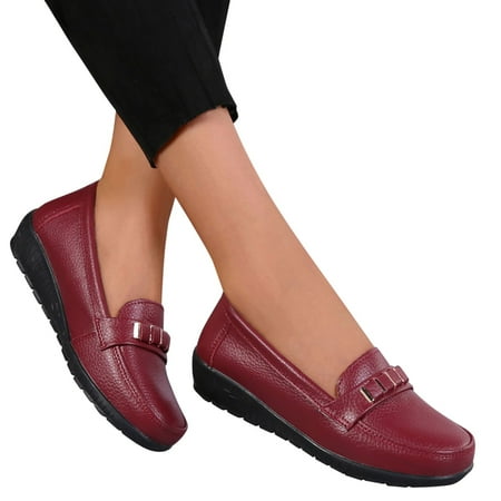 

FZM Women shoes Fashion Womens Breathable Lace Up Shoes Flats Casual Shoes