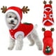 thumbnail image 1 of Ropa Navidad para Perros, Disfraz De Navidad para Mascotas, Ropa Navideña Cálida para Perros y Gatos, Ropa Navideña Suave para Perros con Astas para Fiestas de Navidad y Año Nuevo, 1 of 5