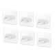 thumbnail image 1 of Posunciadores de abrigos de pared 2kg Cocina autoadhesiva Cocina transparente Ganchos de baño Tapas de toalla de baño Traseros de la puerta de traceless Organizadores de la puerta 6 piezas Inevent HA009906-04, 1 of 6
