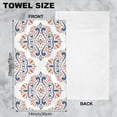 thumbnail image 2 of Blue and Orange Floral Hand Towels for Bathroom Set of 2 Vintage Paisley Hand Towels Soft Absorbent Decorative Hand Towels for Bathroom Kitchen Sports Gym Yoga Home Decor 14 x 28 in, 2 of 6