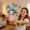 thumbnail image 4 of Gifts for Mom from Daughter Son - Cute Mothers Day, Birthday Gifts for Moms, Mother, Mama - 5.91'' x 7.09'' Mother's Day Knitted Positive Tulip Flowers Doll - Hugging, 4 of 6