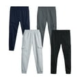 thumbnail image 2 of Quad Seven Boys' Sweatpants - 4 Pack Active Fleece Cargo and Basic Jogger Pants (Size: 4-18), 2 of 6