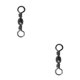 thumbnail image 3 of Naiovety Paquete de 100 rodamientos giratorios de pesca, conectores para curricán, accesorios flexibles para aparejos de anillo sólido de agua Type1 NO1, 3 of 6