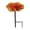 Saffron, variant on Multiple Colors Available Metal Flower Ground Stake Hummingbird Feeder & Bath, 9.84 Inch Outdoor Garden Bird Water Feeder for Yard Patio Decor