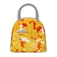 thumbnail image 1 of Balery Autumn Maple Leaves Bolsa de Almuerzo para Mujeres, Caja de Almuerzo, Bolsa de Almuerzo Pequeña Impermeable, Tote de Almuerzo Reutilizable con Gran Capacidad, 1 of 6
