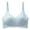 Blue, variant on SMihono Women's Everyday V Neck Bralettes Padded Smoothing with Seamless Stretch Wireless Lightly Lined Comfort Bra Blue M