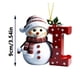 thumbnail image 1 of Adornos navideños personalizados con letras 2025 | Colgante acrílico para decorar el árbol | Adornos navideños personalizables para la decoración del hogar, 1 of 6