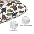 thumbnail image 5 of Salouo Various Turtle Pattern Pillow Cases,1PC Pillow Covers with Envelope Closure Decorative Pillow Case for Bed Couch,Pillows Not Included-20"x30", 5 of 6