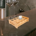 thumbnail image 3 of GOOHOCHY Estante para vasos de chupito y soporte para vasos de chupito con vitrina y estante para organizar vasos de chupito., 3 of 8
