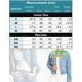 thumbnail image 4 of Fashion2Love Women's Plus / Juniors Size Premium Denim Premium Bodice Long Sleeve Jacket, 4 of 5