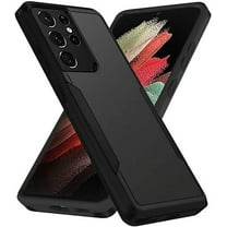 Entronix Heavy Duty Sleek Case designed for Galaxy S23 Ultra, Shockproof Drop Protection, Black