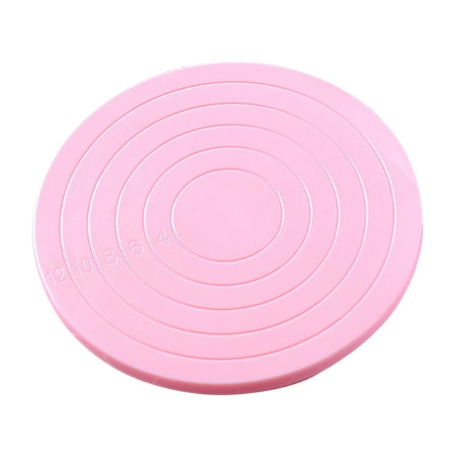 (Diameter 14CM*1.5CM) 360 degree rotating cake decorating turntable cake turntable
