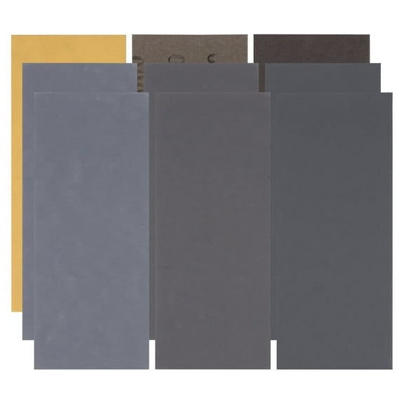 9 Pcs 3000 5000 7000 High Grit Wet And Dry Sandpaper Assortment Drywall Sanding Paper 9_wm25