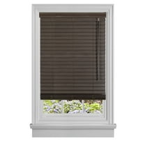 Traditional Elegance Cordless Madera Falsa 2" Faux Wood Plantation Blind 45x64 - Mahogany