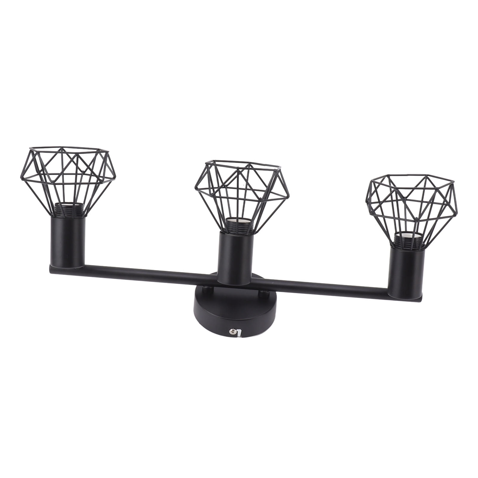 Sarapandan Matte Black Finish, Modern Ceiling Spotlight, 85-265V, Fashionable Design Rotatable 3-Light Track Lighting Kit
