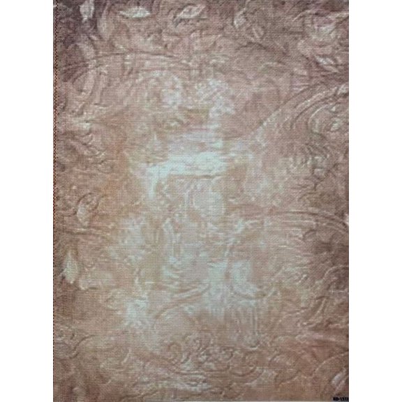 Sepia Elegance Designer Printed AIDA Fabric. Canvas for embroidery with an applied background KF-1333A
