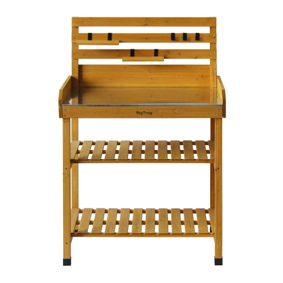 Table d'empotage VegTrug avec plateau en acier inoxydable
