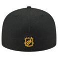 thumbnail image 4 of Men's New Era Black Boston Bruins State Stitch 59FIFTY Fitted Hat, 4 of 6