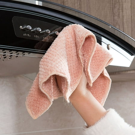 

Up to 50% off Clearance Nonstick Oil Velvet Hand Towel Kitchen Quick-drying Hanging Hand Thickened Towel