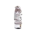 thumbnail image 3 of Ellie Shoes E-609-Aurore 6" Heel Womens Sandal with Multiple Straps. 6 / Nude, 3 of 5
