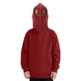 thumbnail image 5 of Zylarhe Girls Boys Sweatshirt Boys Hoodies & Sweatshirts for Kids Stylish Zip-Up Pullover with Pocket Long Sleeve Comfortable Outerwear Ideal for School and Outdoor Red 9-10 Years, 5 of 9