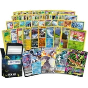 Lightning Card Collection's Ultra Rare Bundle- 50 Cards That includes a Foil Card, Rare Card, and a Random Legendary Ultra-Rare Card and a Deck Box