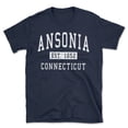 thumbnail image 1 of Ansonia Connecticut Classic Established Men's Cotton T-Shirt, 1 of 1