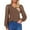 Brown, variant on Women Sweaters Women Tops Ladies' Fashionable Casual Corset V Neck Long Sleeved Shirt Lace Top Sweater