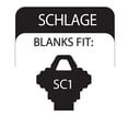 thumbnail image 3 of Llave de armario Lucky Line Cat Schlage Design, 3 of 4