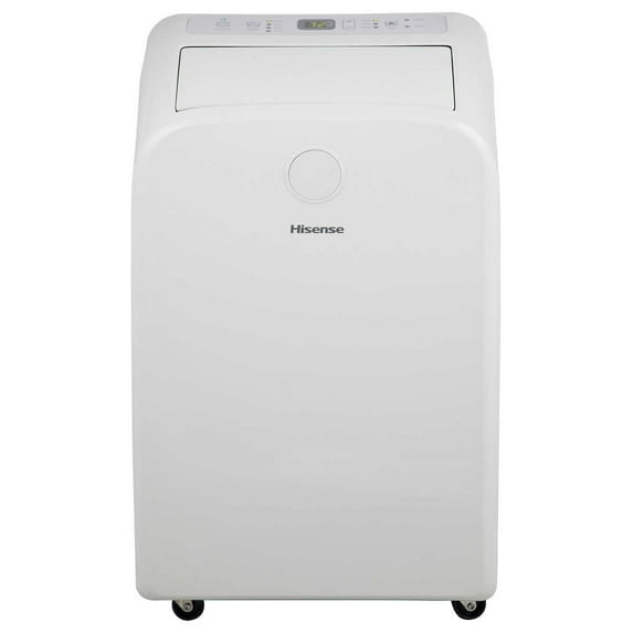Restored Hisense Portable Air Conditioner w/ Heatpump, SACC 8,000 BTU, 550 sq. ft., Cooling, Fan, Dehumidifier, & Heating, Remote HAP55021HR1W (Refurbished)