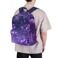 thumbnail image 5 of Goofa Purple Bubble Abstract Art Printed Backpack,Laptop Backpack,Durable Anti-Theft Travel Work Backpack,Water-resistant Backpack, 5 of 9