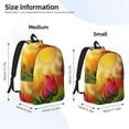 thumbnail image 2 of Easygdp Rose Psychedelic Mochila de Lona Resistente para Laptop, Compatible con Laptops de 15 a 17 pulgadas, Ideal para Escuela, Trabajo y Viajes-Small, 2 of 5