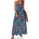 thumbnail image 1 of Bajo el microscopio - Vestido sin mangas índigo vestidos de verano para mujer 2024 vestido de mujer elegante vestido de lujo suelto para mujer, 1 of 7