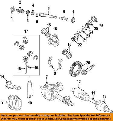 2004 dodge ram 1500 4x4 rear end