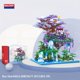 thumbnail image 2 of BALODY 4574pcs Architecture Series Cherry Blossom Chinese Ancient Style Building Guanghan Fairy Pavilion Tiny Bricks Assembling Building Blocks Girl Toys Adult Assembly Toys Gift Ornament Model, 2 of 4