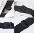 thumbnail image 5 of Correas de equipaje Cinturones de maleta Correas de embalaje ajustables anchas Accesorios de viaje, Negro, 5 of 5